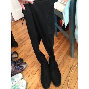 Guess suede over the knee boots